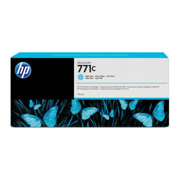 HP 771C B6Y12A tusz light cyanoryginalny