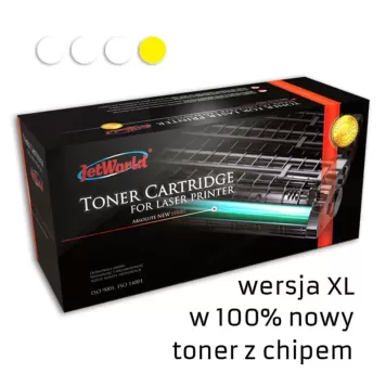 Zamiennik Canon 055H Y 3017C002 toner żółty XL marki JetWorld + chip