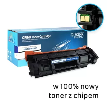 Zamiennik HP 135A W1350A toner marki Orink + chip