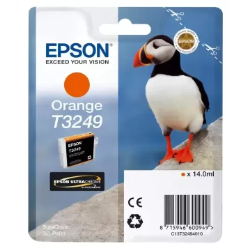 Epson T3249 tusz pomarańczowy C13T32494010 oryginalny