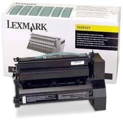 Lexmark 15G042Y toner żółty oryginalny