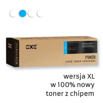 Zamiennik HP 415X W2031X toner cyan marki Oxe + chip