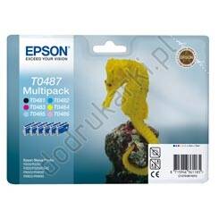 Epson T0487 Multipack 6 tuszy C13T048740 oryginalny