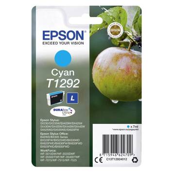 Epson T1292 C13T129240 tusz cyan oryginalny