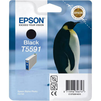 Epson T5591 tusz czarny C13T55914010 oryginalny