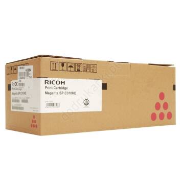 Ricoh 407636 406481 SPC310HE toner magenta oryginalny