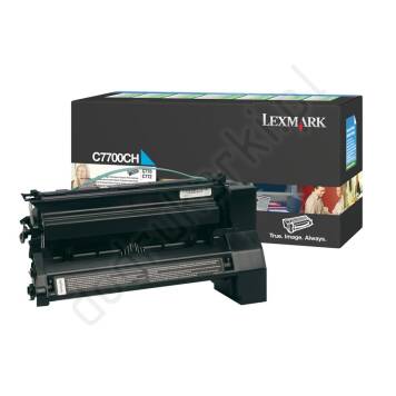 Lexmark C7700CH toner cyan oryginalny