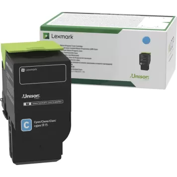 Lexmark 84C2HC0 toner cyan oryginalny